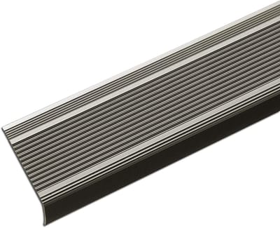 FLOORDIREKT Trapneusprofiel - Trapprofiel - Integral - Hoekprofiel - Zelfklebend - Champagne - 30 x 20 mm - Lengte: 90 cm