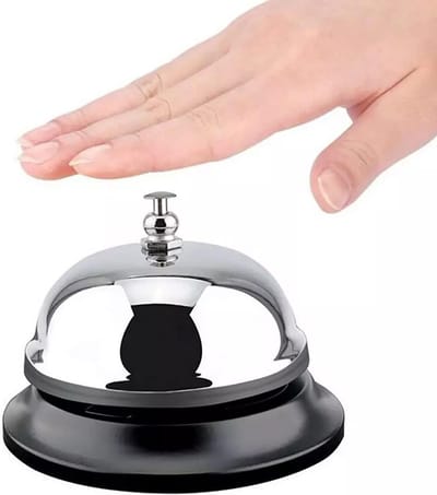 Tafelbel Metaal - Receptiebel & Keukentje voor Restaurants & Hotels