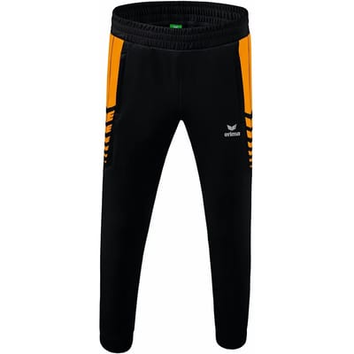 Erima Six Wings Worker Broek Kinderen - New Orange / Zwart | Maat: 140