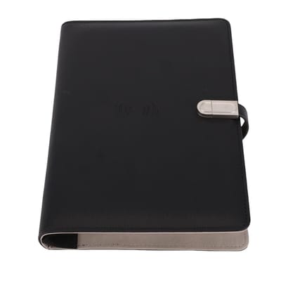 Dailygoods - A5 Lederen Dagboek Notitieboek met Powerbank