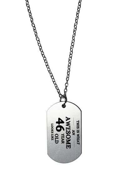 Akyol - dit is hoe een geweldige 46 jarige eruit ziet ketting - Hoera 46 jaar - familie - cadeau