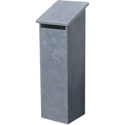 Staande Brievenbus Marbella - Natuursteen - Blauwe Hardsteen - 36x115x25cm