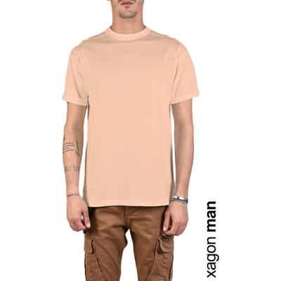 Xagon Man T-Shirt Mannen roze