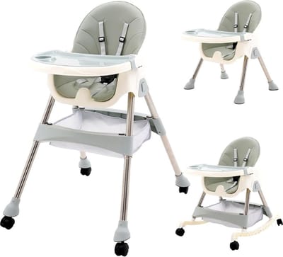 ApexArte® Kinderzetel - Eetstoel Baby 6 Maanden en Ouder - Kinder Eetstoel - Kinderstoel - Inklapbare Eetstoel