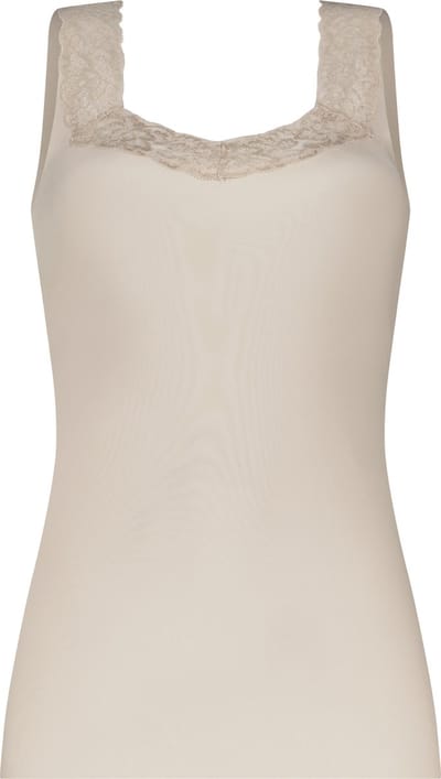 Ten Cate Secrets singlet met kant almond voor Dames | Maat S