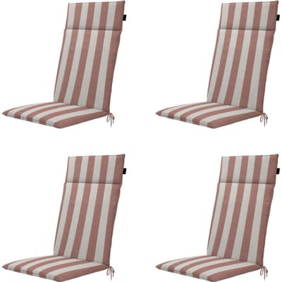 Madison - Tuintstoelkussen Hoge Rug Amora - Bruin - 120x50x4cm