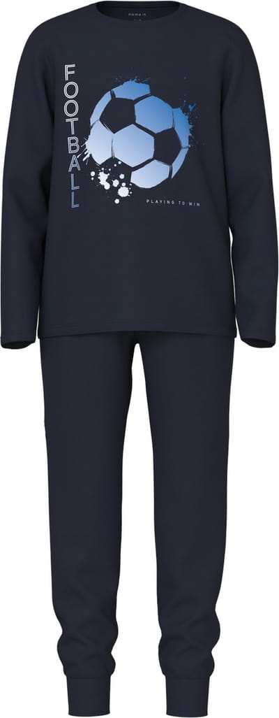 NAME IT NKMNIGHTSET DARK SAPPHIRE FOOTBALL NOOS Jongens pyjama - Maat 86/92
