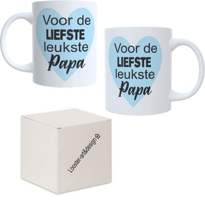 Koffie beker - thee mok - tekst - liefste mama - liefste papa