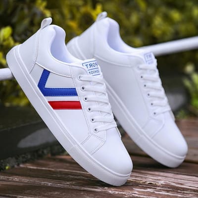 Mode Witte Gevulkaniseerde Sneakers Dames Goedkope Platte Comfortabele Schoenen Heren Herfst Lente Schoenen Heren Mode Tennissneakers 43 white