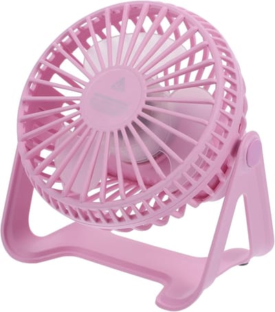 VHV - Bureauventilator - USB tafelventilator - USB oplaadbaar - stil - voor bureau, kantoor, slaapkamer, keuken