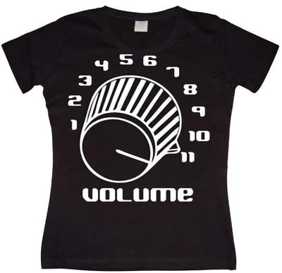 Hybris Dames T-shirt met volumeknop, Girly-model SH-5-13087-H2-8