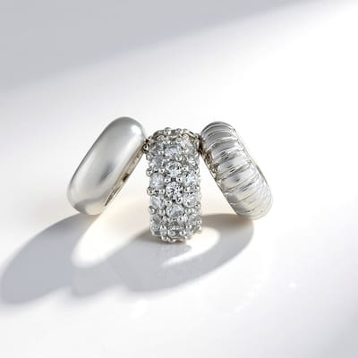 Cavill - Zilveren Hanger 925 Sterling Zilver - Cambodjaanse Zirkoon 0 41 ct - Elegant Rond Geslepen - Platina Afgewerkt