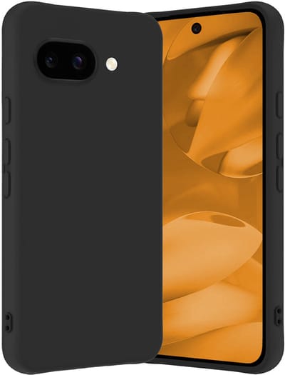 Hoes - Geschikt voor Google Pixel 9a - Sterk & Shockproof - Hoesje Cover - Siliconen Case - Zwart