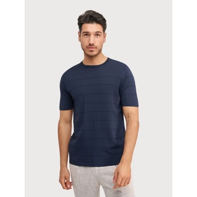 BLUE INDUSTRY T-shirts Polo's & T-shirts Heren - Polo shirt - Donkerblauw - Maat M