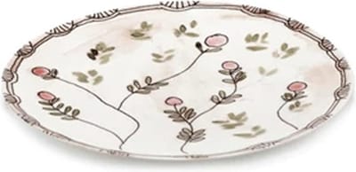 Serax Marni Midnight Flowers Mirtillo Nude plat bord D28cm roze / groen