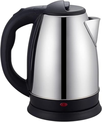 Elektrische Waterkoker - Roestvrijstalen Ketel - Snel Water Koken - Automatische Uitschakeling - 2 Liter - Zilver
