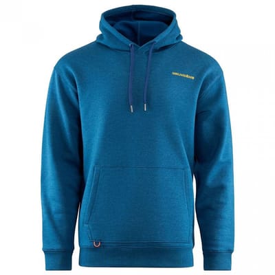 Grundens Displacement DWR Logo Anchor Hoodie Navy Heather (Medium)