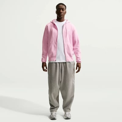 Hooded sweatshirt met rits Nike Club