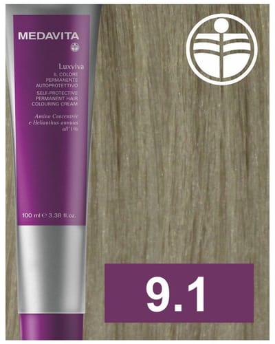 Medavita Luxviva Color 9.1 zeer licht asblond