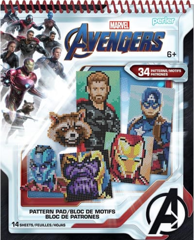 Perler - Avengers - Strijkkralen patronen boekje - 34 patronen - 22851