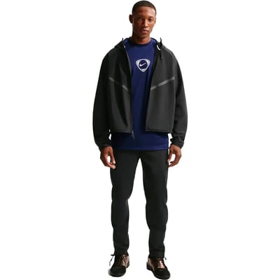 Nike Tech Hoodies Heren - Zwart - Maat XXL - Poly Woven