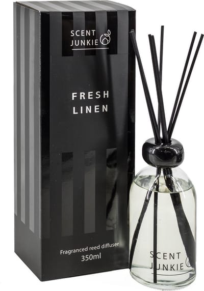 HomeBound by KY | Scent Junkie Geurdiffuser Fresh Linen | geurstokjes