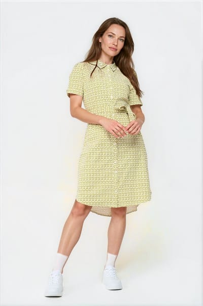 MI PIACE - Travel Jurk Mimimal Print 202079 Sweet Pea - Maat : M