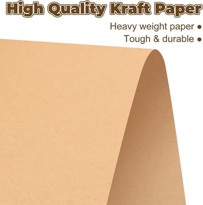 Kraftpapier rol 3 stuks, 65 g/m², 38 cm x 30 m, ideaal voor cadeauverpakking, verzending en knutselprojecten