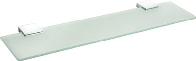 VDN Stainless Planchet - Planchet badkamer - Wandplank - Chroom - Glas - RVS - Hangend