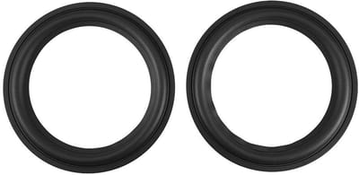 Dailygoody - Speaker Rubber - Luidspreker reparatie - Duurzaam rubber - Zwart - Woofer onderdelen - Geschikt voor HiVi luidsprekers - 2 stuks