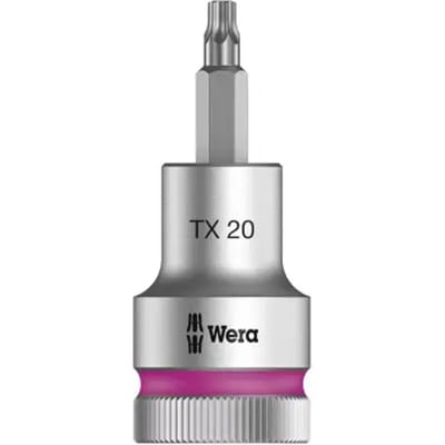 Wera 5003830001 8767 C HF TORX® Zyklop Bitdop met 1/2-aandrijving, met vasthoudfunctie TX 20 x 60mm