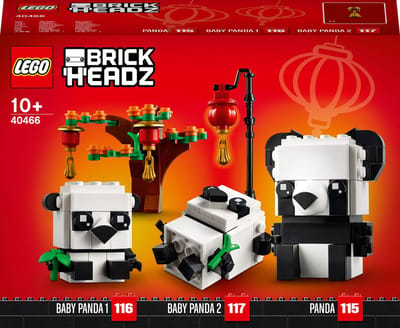 LEGO Iconic Chinese New Year Pandas 40466, Bouwpakket, 10 jaar, Kunststof, 0 stuk(s), 265 g