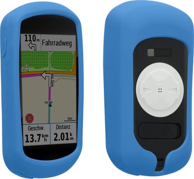 kwmobile fietscomputer gps hoes geschikt voor Garmin Edge Explore hoesje - Beschermhoes voor fietsnavigatie - Siliconen cover