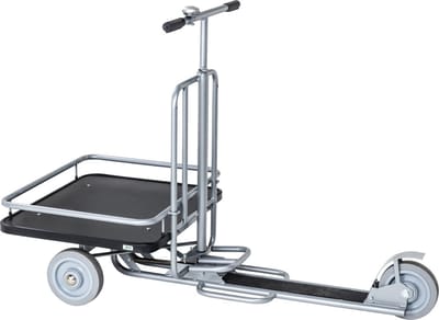 Kongamek Scooter bedrijfsstep met laadplatform Grijs x x
