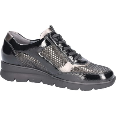 Waldlaufer - 902001-H-Bruni - Dames veterschoenen - Kleur: Zwart - Maat: 41