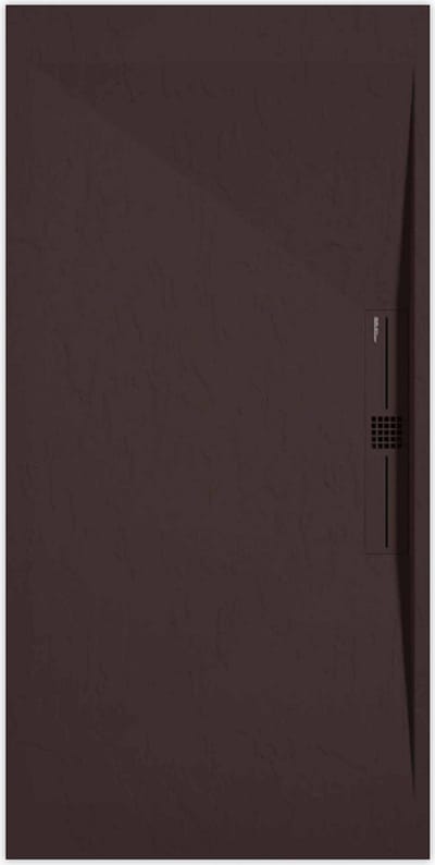 Sanifun douchebak Stone Side Chocolate Slate 1100 x 700 P