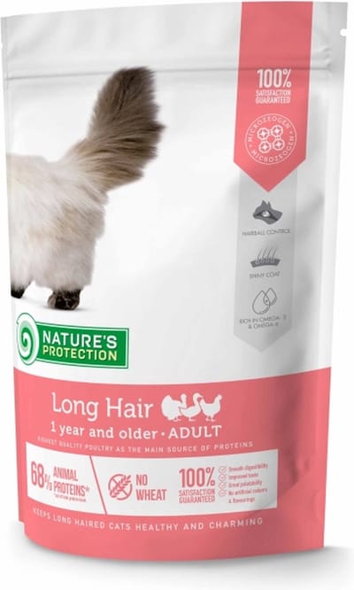nature's protection kat lang harig 400gr.