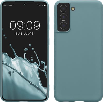 kwmobile telefoonhoesje geschikt voor Samsung Galaxy S21 - Hoesje voor smartphone - Back cover in antieksteen