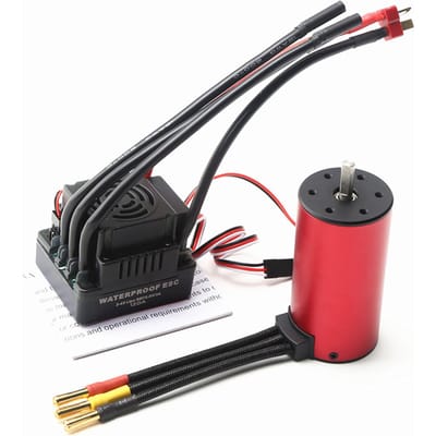 S3670 2150KV borstelloze motor, sensorloze waterdichte motor en 120A borstelloze ESC T-stekkervervanging 2650KV-T plug