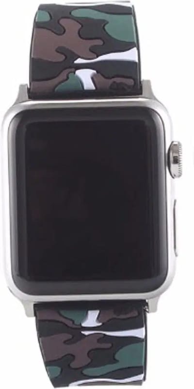 watchbands-shop.nl bandje - Apple Watch Series 1/2/3/4 (38&40mm) - WitZwart
