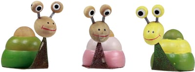 Tafeldecoratie lentedecoratie slak lentedecoratie 8cm 3 st, 3 Stück