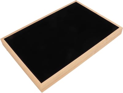 Sieraden Organizer met Houten Juweelentassen, Stapelbare Sieradenopbergers voor Oorbellen, Kettingen en Armbanden, Ideaal voor Ringen en Accessoires in Zwart