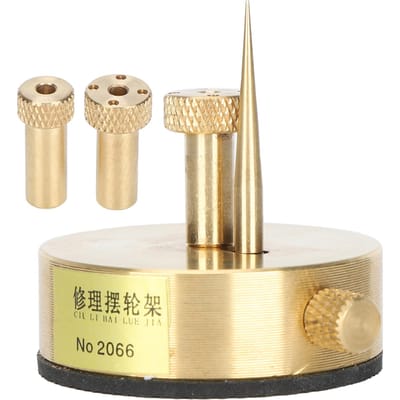 Horloge Beweging Balanswiel Haarveer Ondersteuningsstandaard Professioneel Legering Horloge Reparatiegereedschap beige