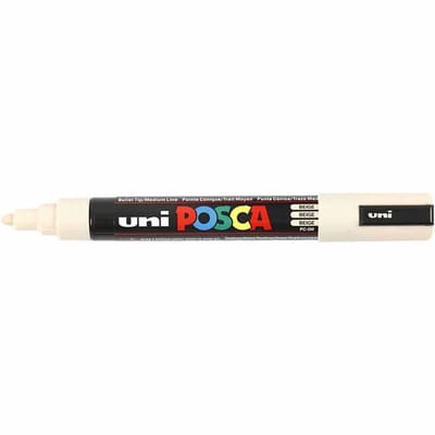 Posca Marker, afm PC-5M, lijndikte 2,5 mm, medium, beige, 1 stuk