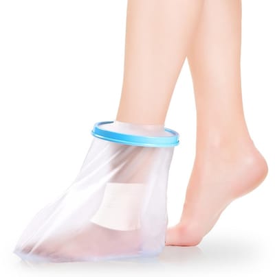 Waterdichte en Antislip Plakband Bescherming voor Volwassenen in de Douche - Herbruikbare Verband Bescherming om Wonden Droog te Houden en Comfortabel te Verwisselen