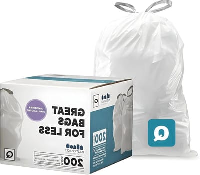 Vuilniszakken - Afvalzakken - Afvalbeheer - Scheurbestendige constructie - 13-17 Gallon 200 stuks - Wit
