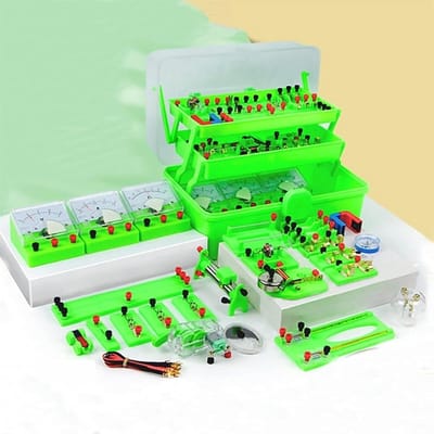 Circuit Leer Kit - Experiment Set - Natuurkunde Leren - Praktische Ervaring - 1300g Pakket - Multicolor