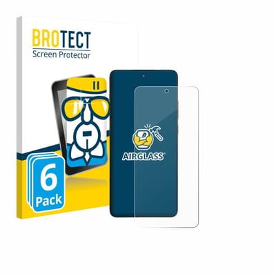 Screenprotector 6 Stuks voor Motorola Edge 70 Beschermglas transparant