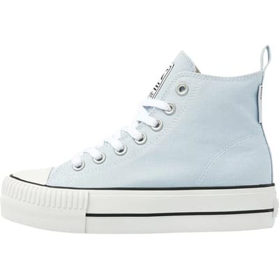 British Knights - Kaya Mid Dames Sneakers Hoog - Maat 37 - Blauw - Katoen - Vrouwen Schoenen