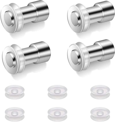 Universele Vervangingsfloat en Sealer met 4 Stuks Stoomklep en 10 Siliconen Float Valve Sealer voor Snelkookpannen, Geschikt voor Diverse Modellen